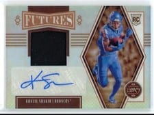 2022 Panini Legacy Futures Patch Autographs Khalil Shakir #FP-KS card