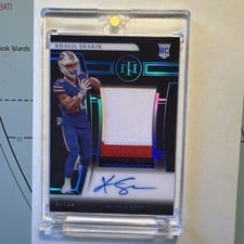 2022 Panini National Treasures Khalil Shakir #205 card