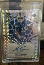2024 Panini Mosaic Scripts Khalil Shakir #SC-KSH card