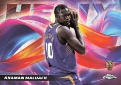 2025-26 Topps Chrome Helix Khaman Maluach #H-17 card