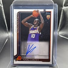 2025-26 Topps Flagship Real One Rookie Autographs Khaman Maluach #TFRR-KM card