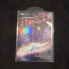 2025-26 Topps Midnight Stroke of Midnight Autographs Rookies Khaman Maluach #SMR-KM card