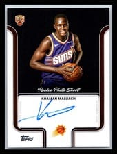 2025-26 Topps Rookie Photo Shoot Autographs Khaman Maluach #RP-KM card