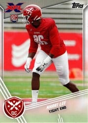 2020 Topps XFL Base Set Khari Lee #175 card