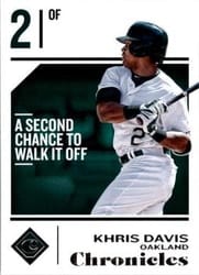 2018 Panini Chronicles Base Set Khris Davis #6 card