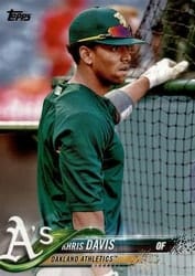 2018 Topps Base Set Khris Davis #325 card