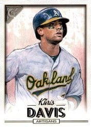 2018 Topps Gallery Base Set Khris Davis #161 card