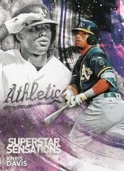 2018 Topps Superstar Sensations Khris Davis #SSS-28 card