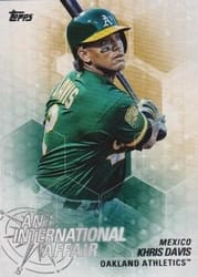 2018 Topps Update An International Affair Khris Davis #IA-29 card