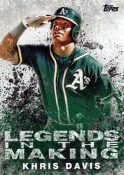 2018 Topps Update Legends in the Making Khris Davis #LITM-17 card