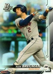 2019 Bowman Platinum Base Set Khris Davis #9 card