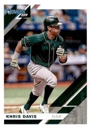 2019 Donruss Base Set Khris Davis #169 card