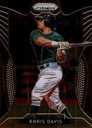 2019 Panini Prizm Base Set Khris Davis #102 card
