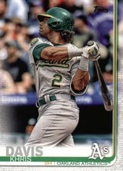 2019 Topps Base Set Khris Davis #149 card