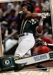 2019 Topps Big League Base Set Khris Davis #312 card