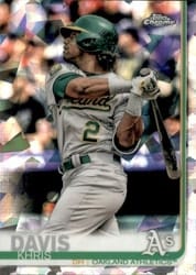 2019 Topps Chrome Sapphire Edition Base Set Khris Davis #149 card
