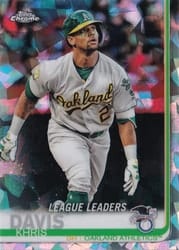 2019 Topps Chrome Sapphire Edition Base Set Khris Davis #189 card