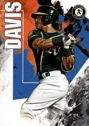 2019 Topps Fire Base Set Khris Davis #26 card