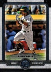 2019 Topps Museum Collection Base Set Khris Davis #68 card