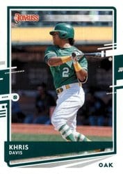 2020 Donruss Base Set Khris Davis #88 card