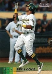 2020 Stadium Club Base Set Khris Davis #228 card
