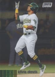 2020 Stadium Club Chrome Base Set Khris Davis #228 card