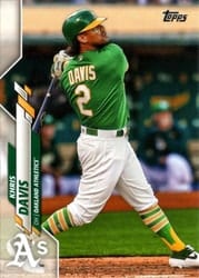 2020 Topps Base Set Khris Davis #527 card
