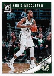 2018-19 Donruss Optic Base Set Khris Middleton #75 card