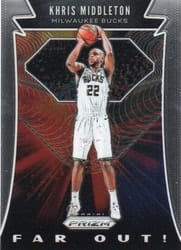 2019-20 Panini Prizm Far Out! Khris Middleton #20 card