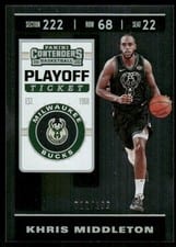 2019 Panini Contenders Khris Middleton #61 card