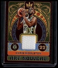 2022 Panini Court Kings Art Nouveau Khris Middleton #AN-KMM card