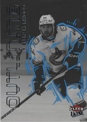 2025-26 Fleer Ultra Outlining Kiefer Sherwood #OL 18 of 30 card