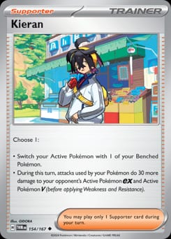 2024 Twilight Masquerade Kieran #154 card