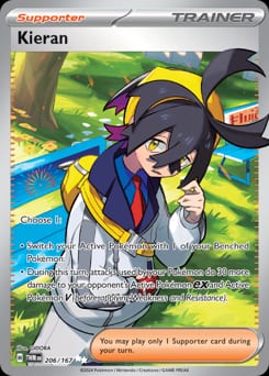2024 Twilight Masquerade Kieran #206 card
