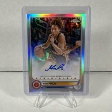 2022 Topps Chrome McDonald's All American Topps Chrome Autographs Kiki Rice #CA-KR card