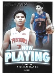 2020-21 Hoops Now Playing Killian Hayes #SS-13 card