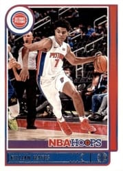 2021-22 Hoops Base Set Killian Hayes #175 card