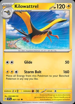 Surging Sparks Kilowattrel #67 card