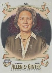 2021 Topps Allen & Ginter Chrome Base Set Kim Ng #226 card