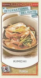 2023 Topps Allen & Ginter Mini International Delights Kimchi #ID-14 card