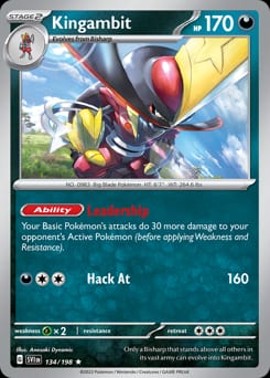 Scarlet & Violet Kingambit #134 card