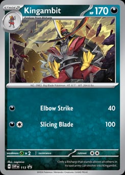 Scarlet & Violet Black Star Promos Kingambit #113 card