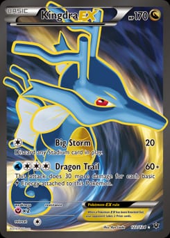 Fates Collide Kingdra-EX #122 card