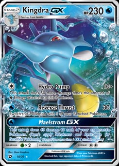 Dragon Majesty Kingdra-GX #18 card