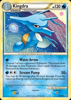 2010 HS—Unleashed Kingdra #17 card