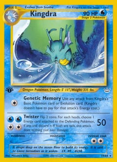 Neo Revelation Kingdra #19 card