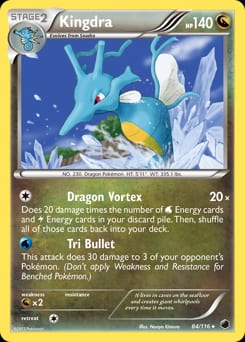 2013 Plasma Freeze Kingdra #84 card
