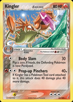 2006 Crystal Guardians Kingler δ #22 card