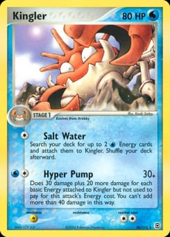 FireRed & LeafGreen Kingler #26 card