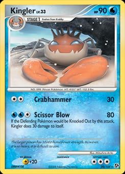 Great Encounters Kingler #20 card